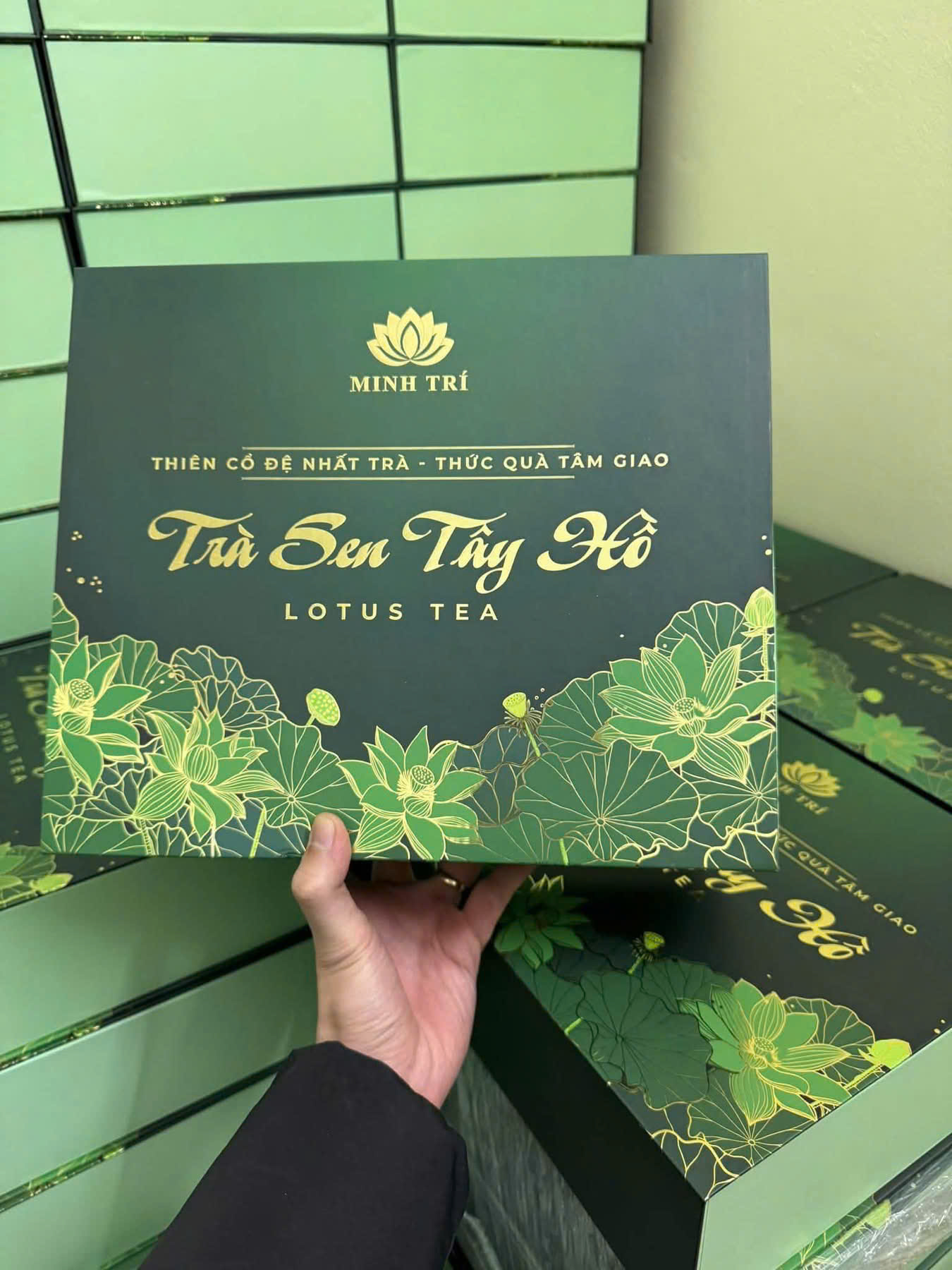 Set 10 bông trà sen sấy thăng hoa